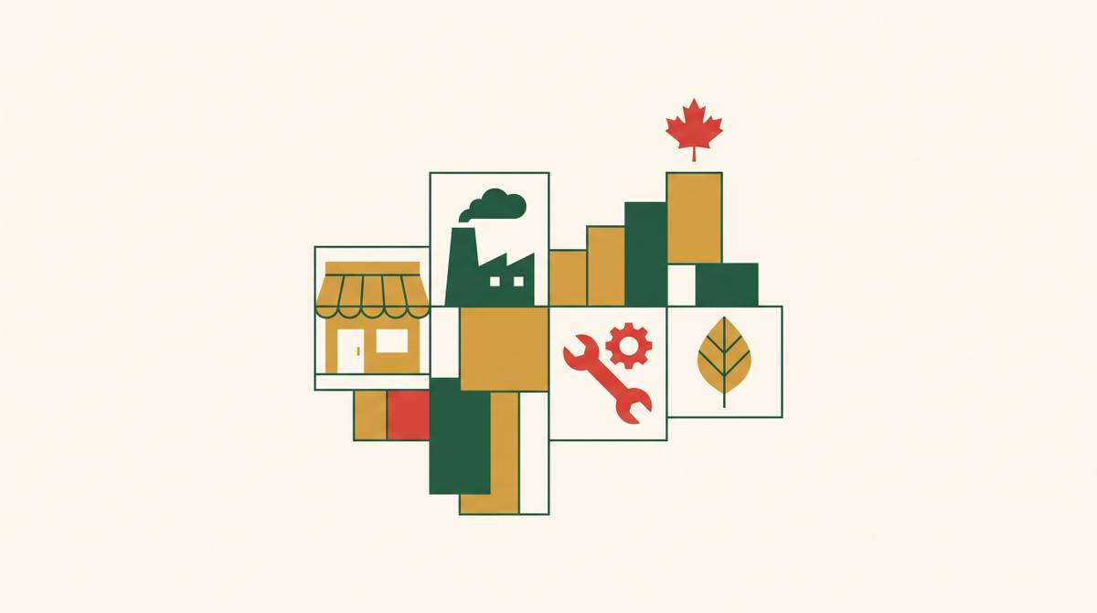Cover illustration for “EBITDA Multiples for Canadian Small Businesses by Industry”