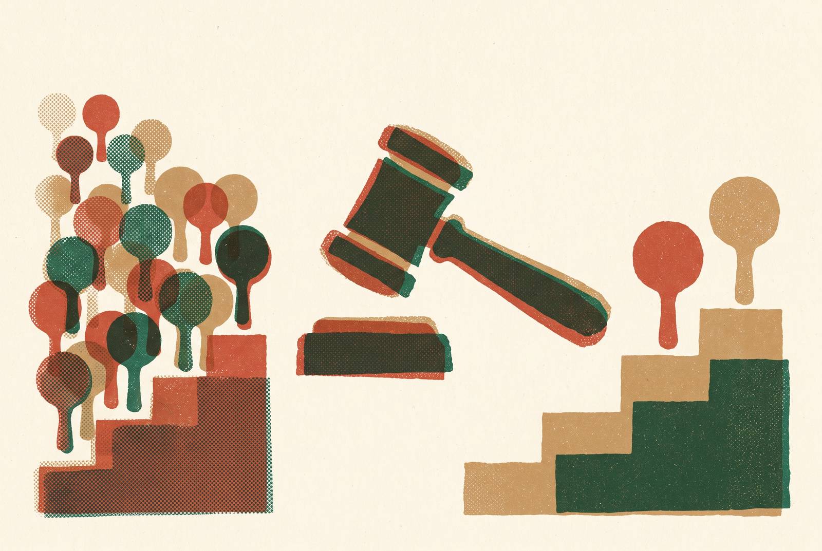 Cover illustration for “Auction Process Mechanics in Large vs. Lower Middle Market Deals”