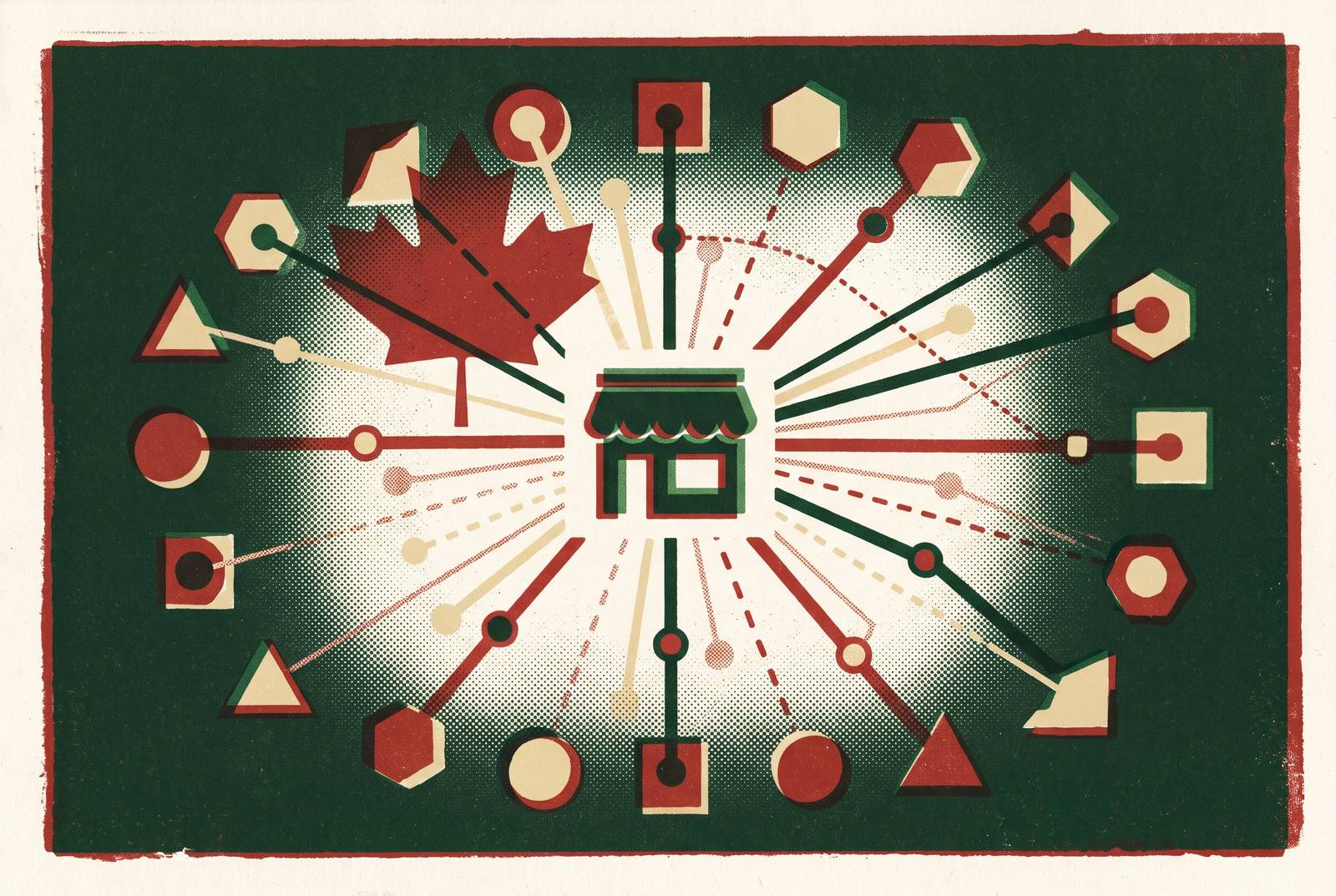 Cover illustration for “How AI Buyer Matching Actually Works for Canadian Founder-Led Businesses Under $50M”