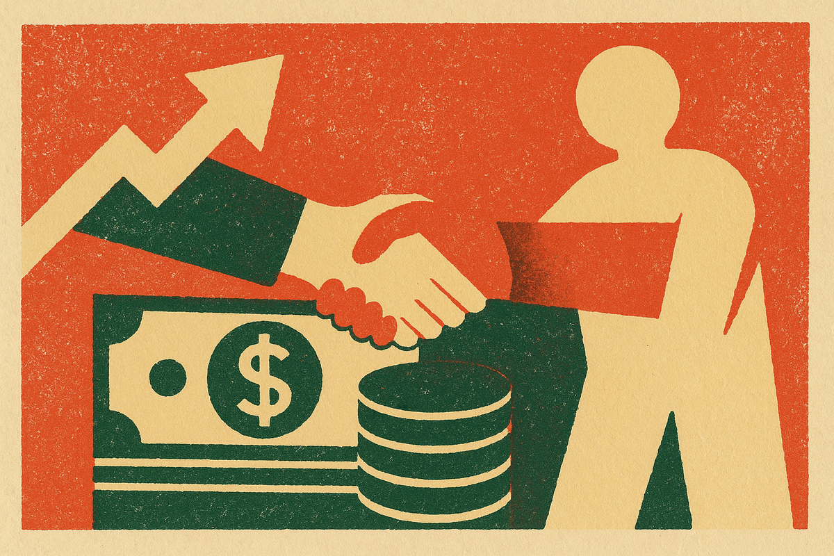 Cover illustration for “Search Fund Deal Activity in the Lower Middle Market”