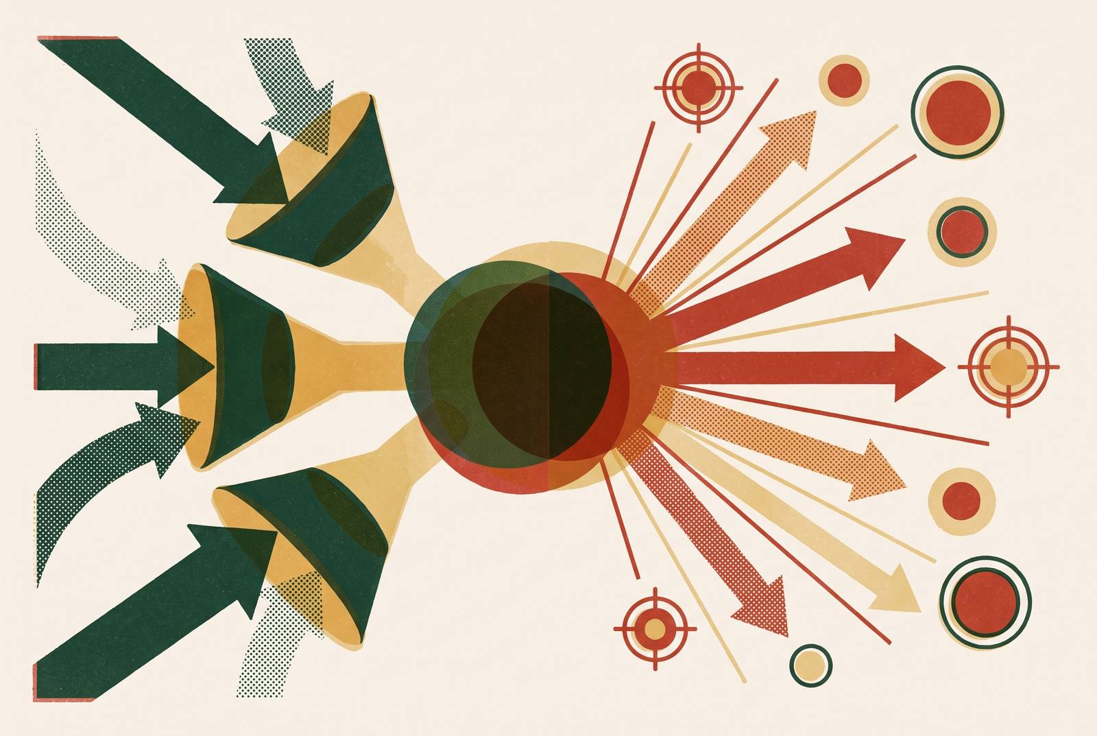 Cover illustration for “Inbound vs. Outbound Buyer Sourcing Outcomes for Small Business Deals”