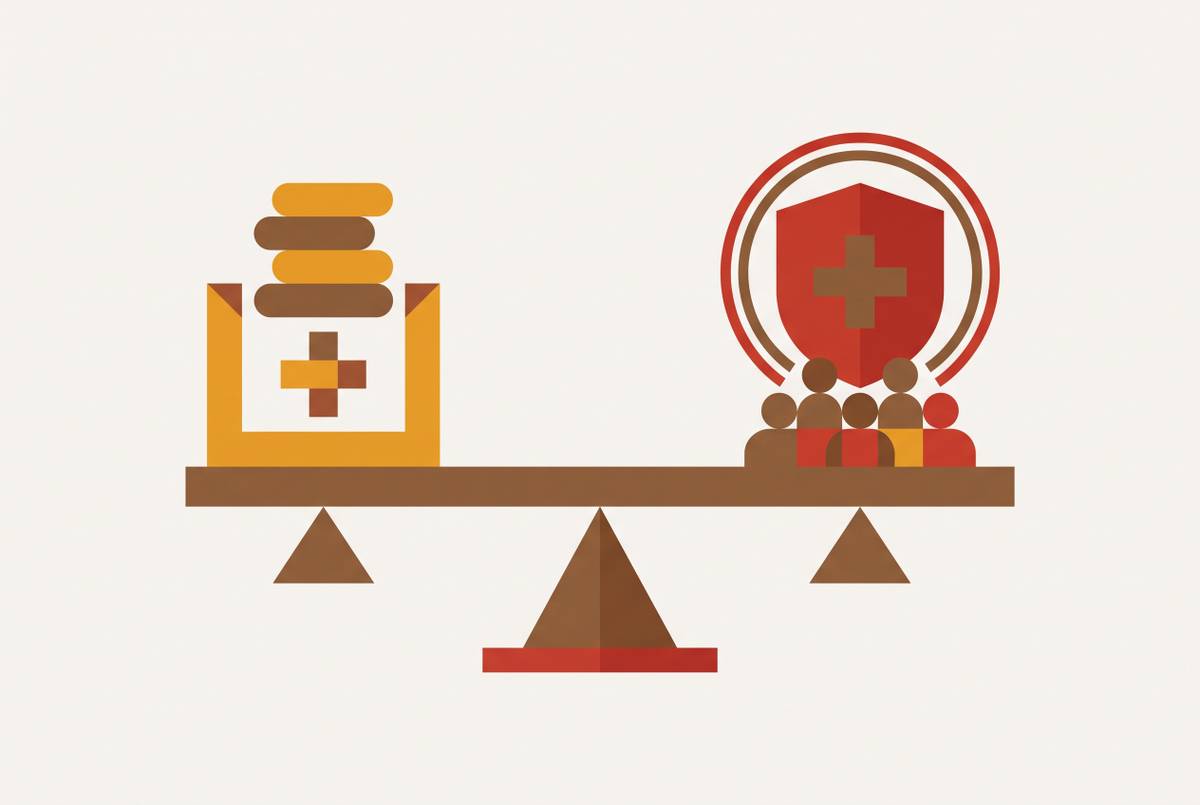 Cover illustration for “HSA vs Group Health Insurance for Small Businesses”