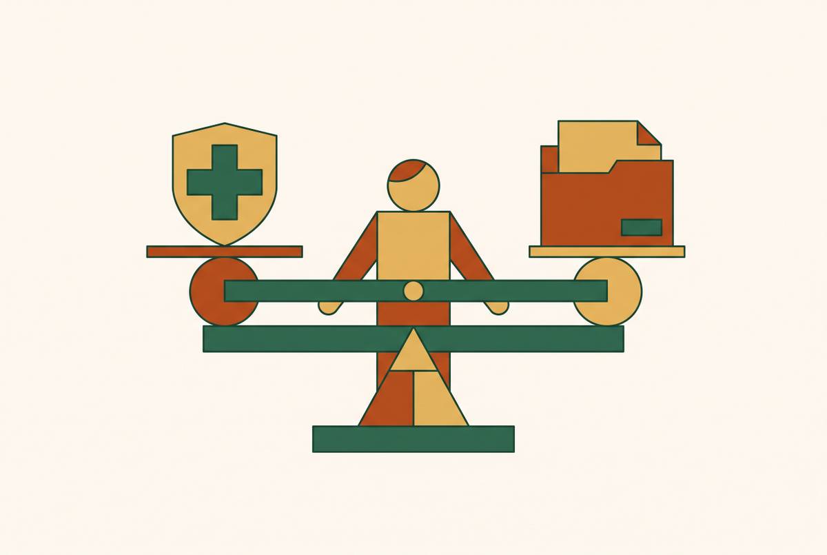 Cover illustration for “HSA vs Personal Health Insurance Premium Deduction for the Self-Employed”