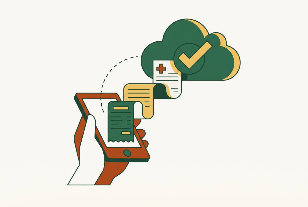 Cover illustration for “Digital HSA Claim Submission — What Employees Need to Know”