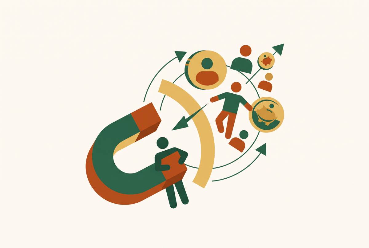 Cover illustration for “HSA as a Recruitment and Retention Tool for Small Businesses”
