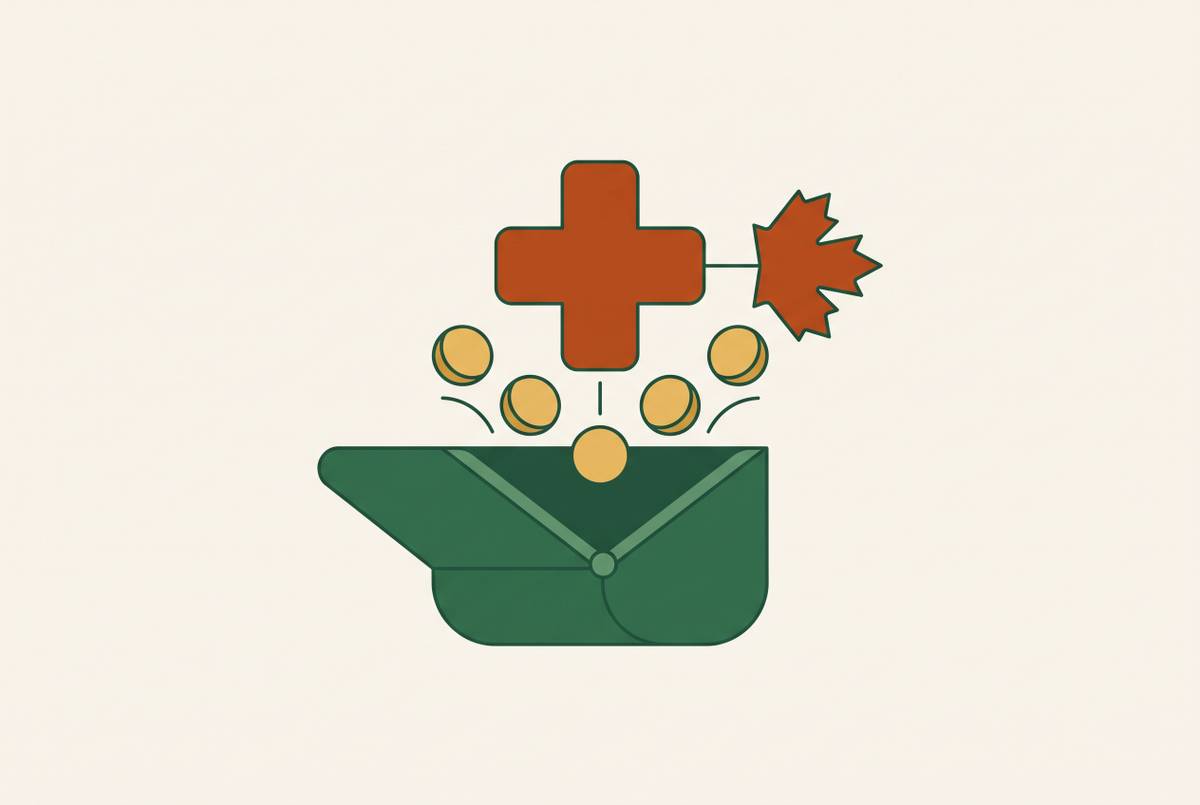 Cover illustration for “How a Canadian Health Spending Account Works”