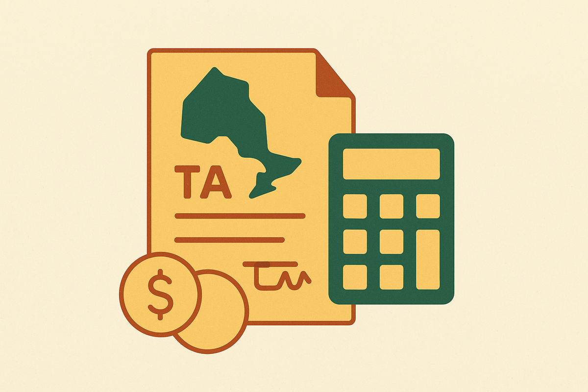 Cover illustration for “Ontario HSA Retail Sales Tax and Insurance Premium Tax Explained”