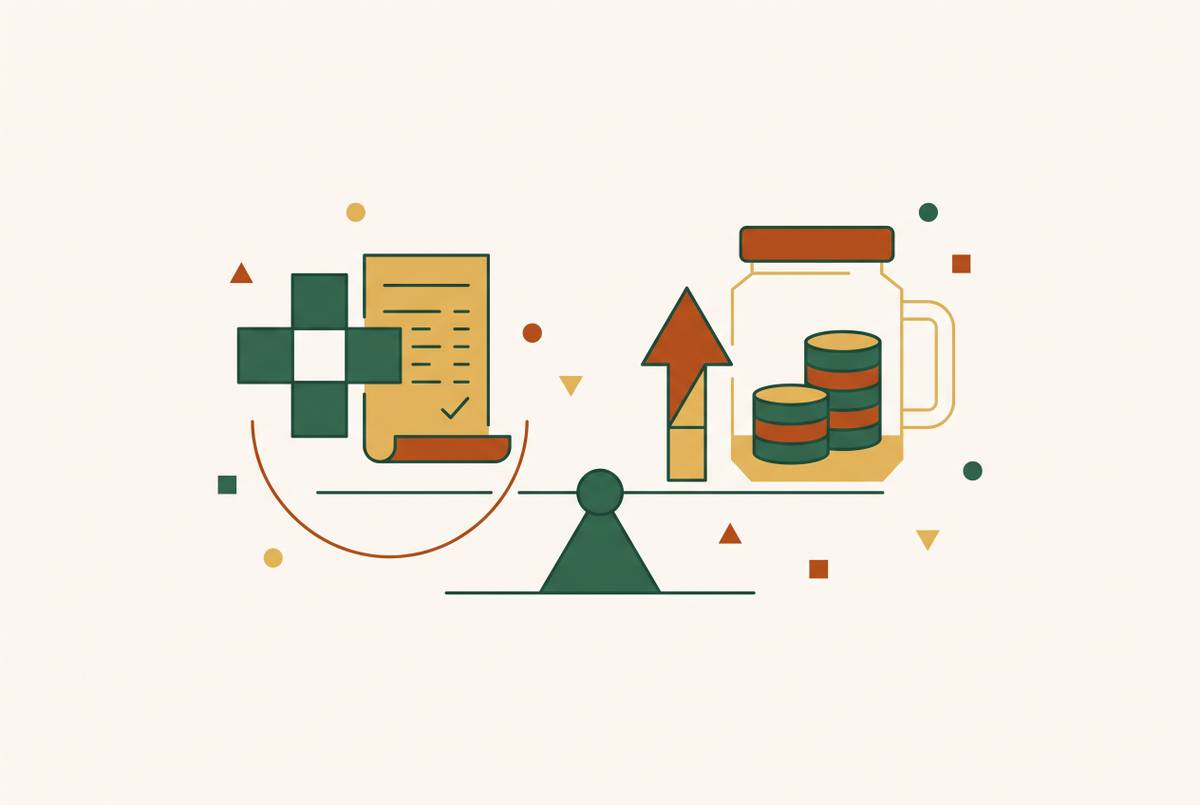 Cover illustration for “Medical Expense Tax Credit vs HSA — Which Saves More for Small-Business Owners”
