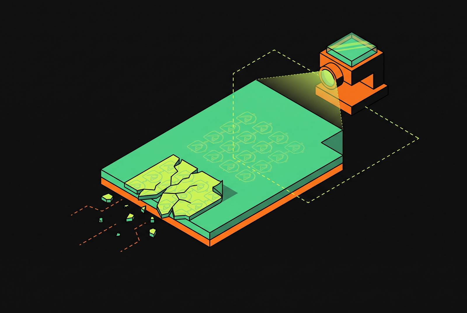 Cover illustration for “AI Watermarking Standards and Their Limitations”