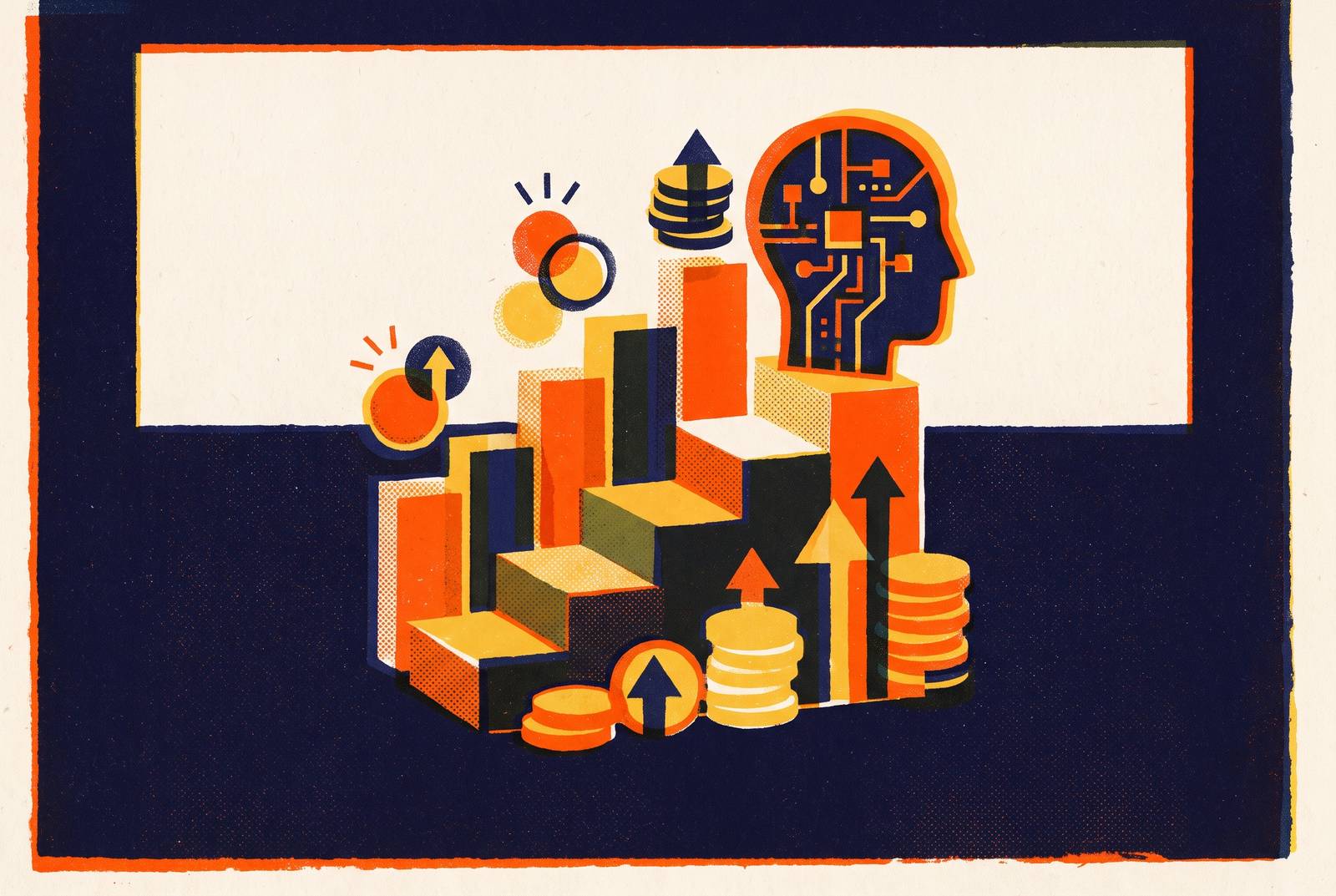 Cover illustration for “AI Engineer Salary Benchmarks by Stage and Role in 2026”