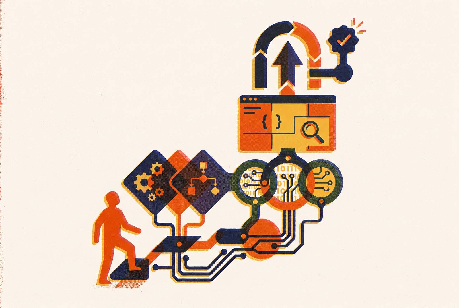 Cover illustration for “Anthropic Engineering Interview Process Breakdown”