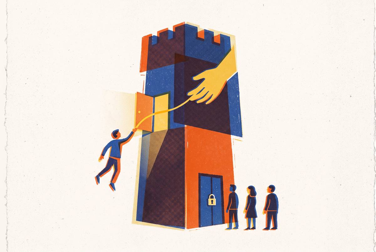 Cover illustration for “How to Get Referred Into a Top AI Startup Without Applying”