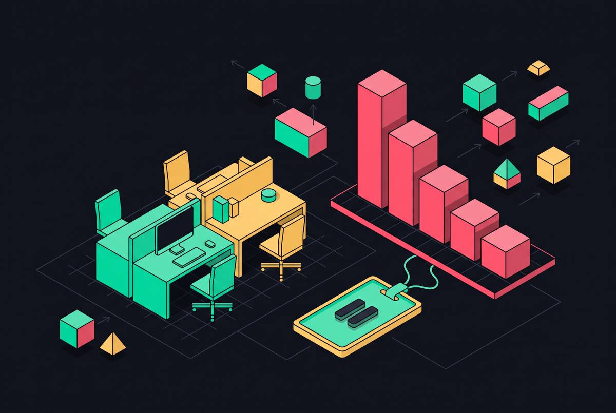 Cover illustration for “Tech Layoffs and Hiring Freezes Weekly Tracker”
