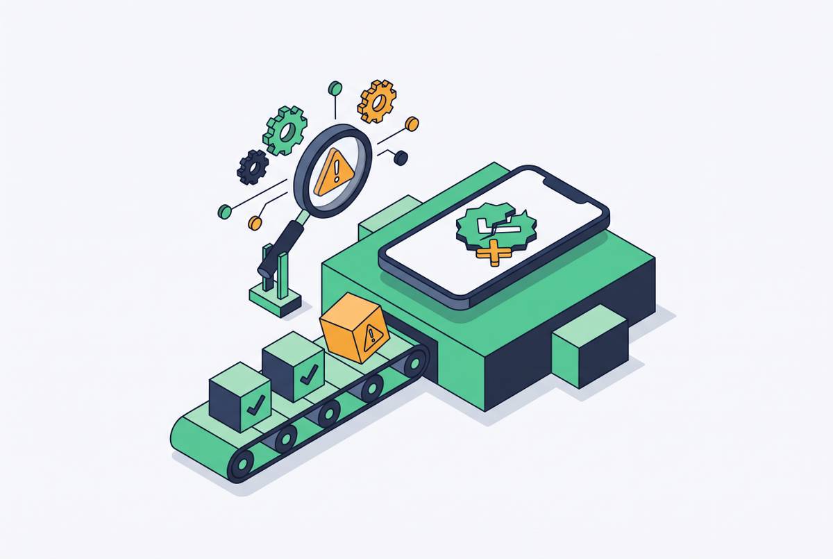Cover illustration for “Verification Failures in AI-Assisted Mobile Releases”