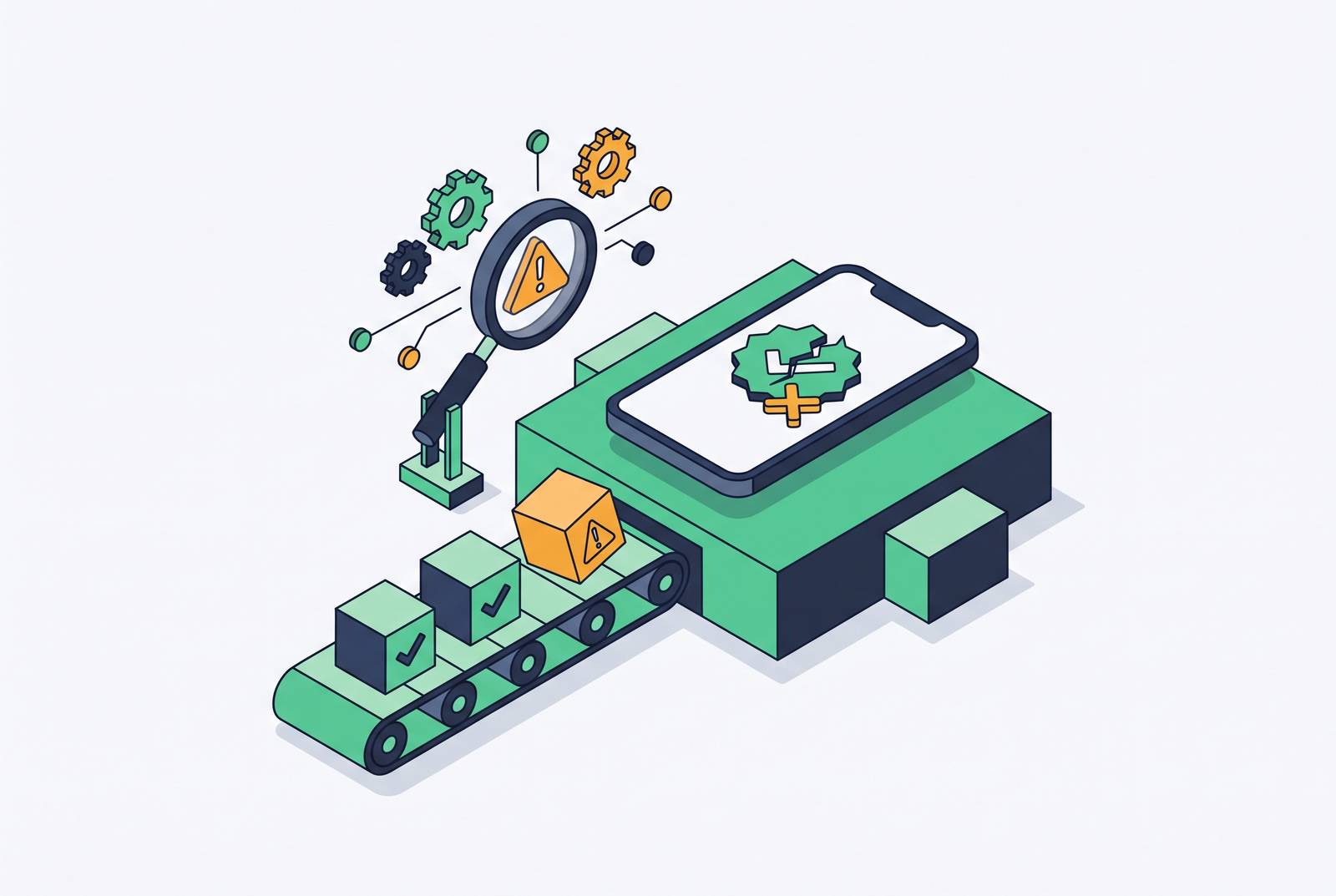 Cover illustration for “Verification Failures in AI-Assisted Mobile Releases”