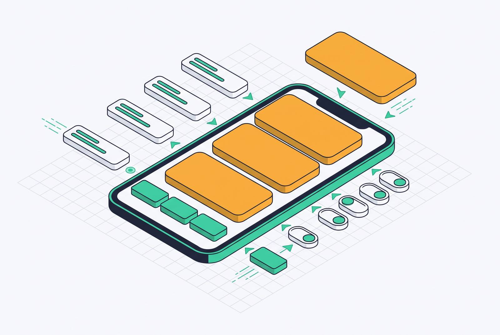 Cover illustration for “Design Consistency Standards in Component-Level Mobile Development”