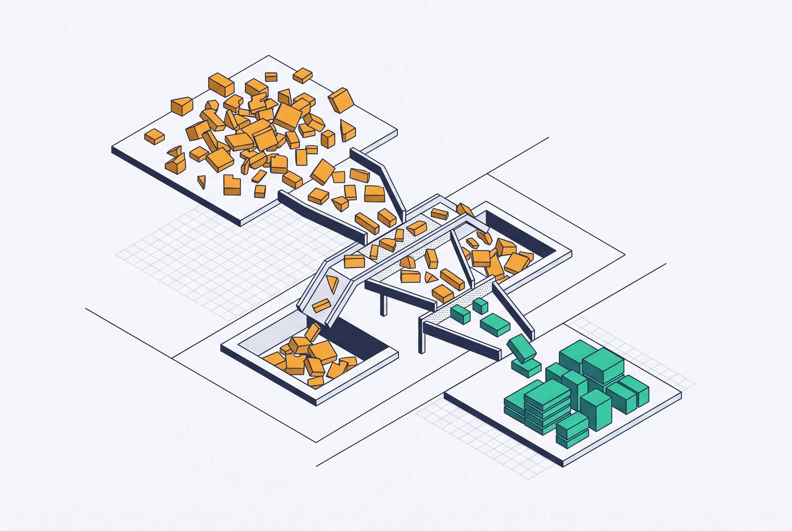 Cover illustration for “Signal-to-Noise Ratio in AI-Generated Pull Requests”
