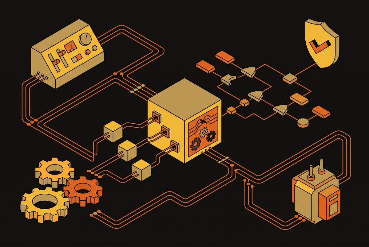 Cover illustration for “Deterministic Rule Engines for NEC and NFPA 70E Compliance Checks”