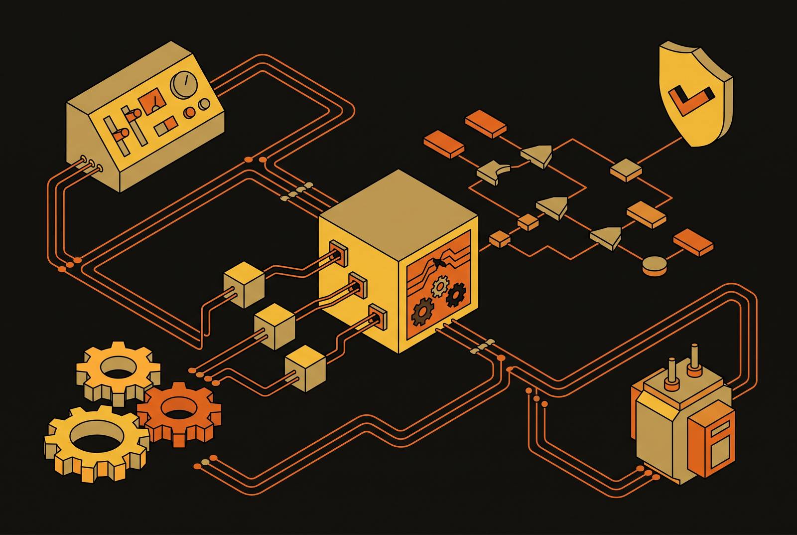 Cover illustration for “Deterministic Rule Engines for NEC and NFPA 70E Compliance Checks”