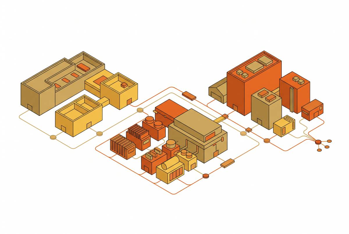Cover illustration for “Multi-Phase Campus Configurations in Capital Equipment CPQ”
