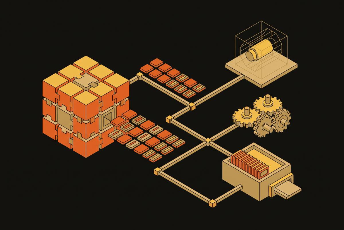 Cover illustration for “CPQ Output as Structured Handoff to Downstream Engineering Tools”