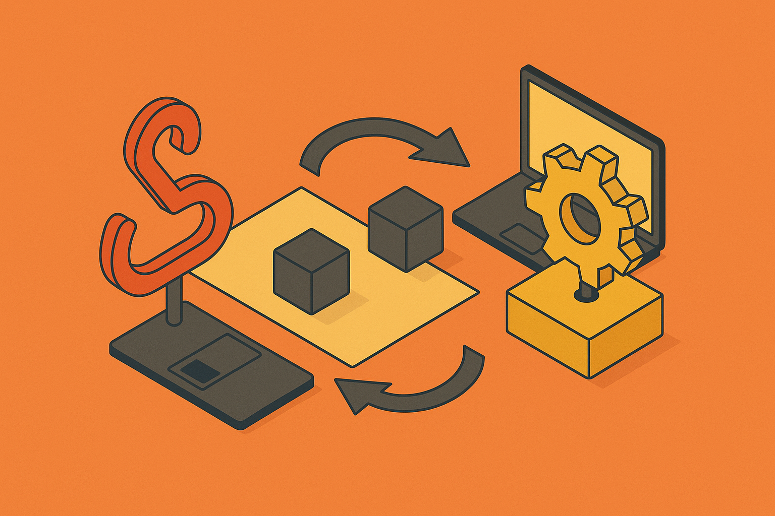 Cover illustration for “Webhook vs. Polling Architecture for Configurator State Sync”