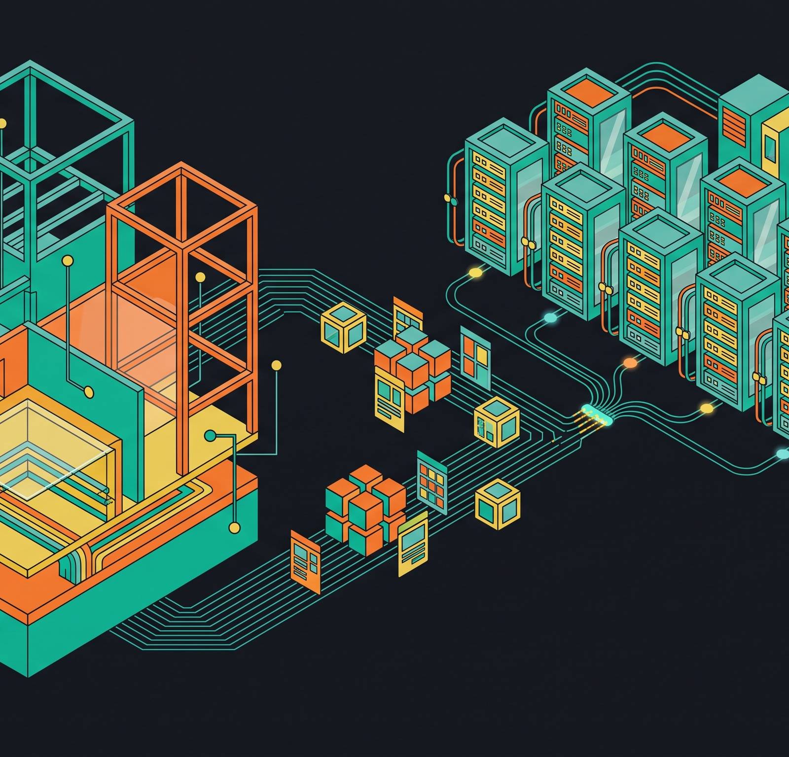 Cover illustration for “Structured Asset Data Requirements for DCIM-Ready BIM Handoff”