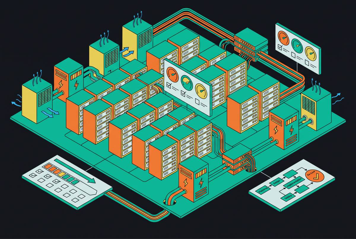 Cover illustration for “Operational Readiness Framework for Enterprise Data Center Projects”