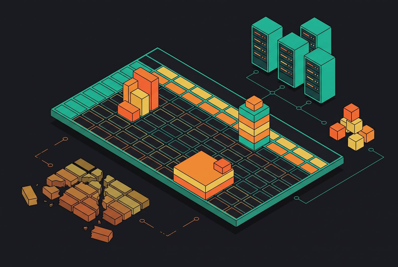 Cover illustration for “Data Center Cost Model Spreadsheet Structure and Limitations”