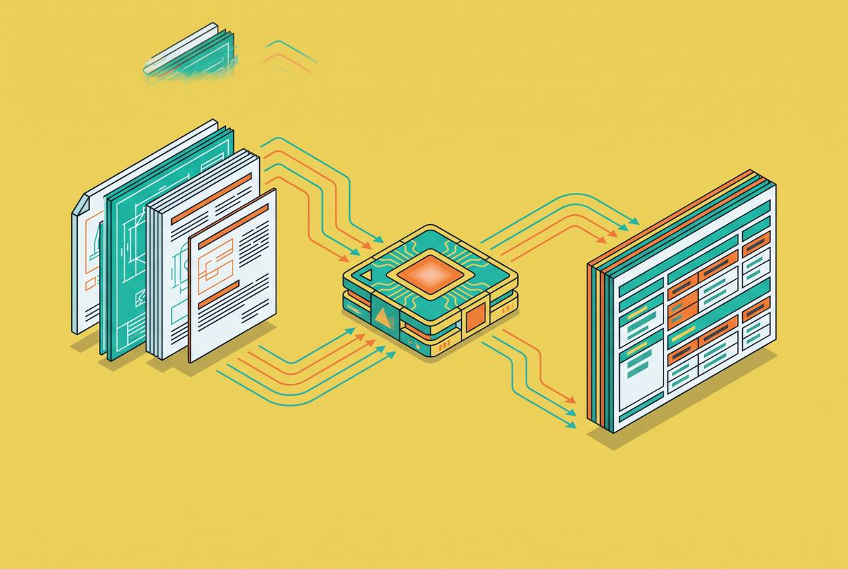 Cover illustration for “AI-Assisted Equipment Specification Extraction From Technical Documents”