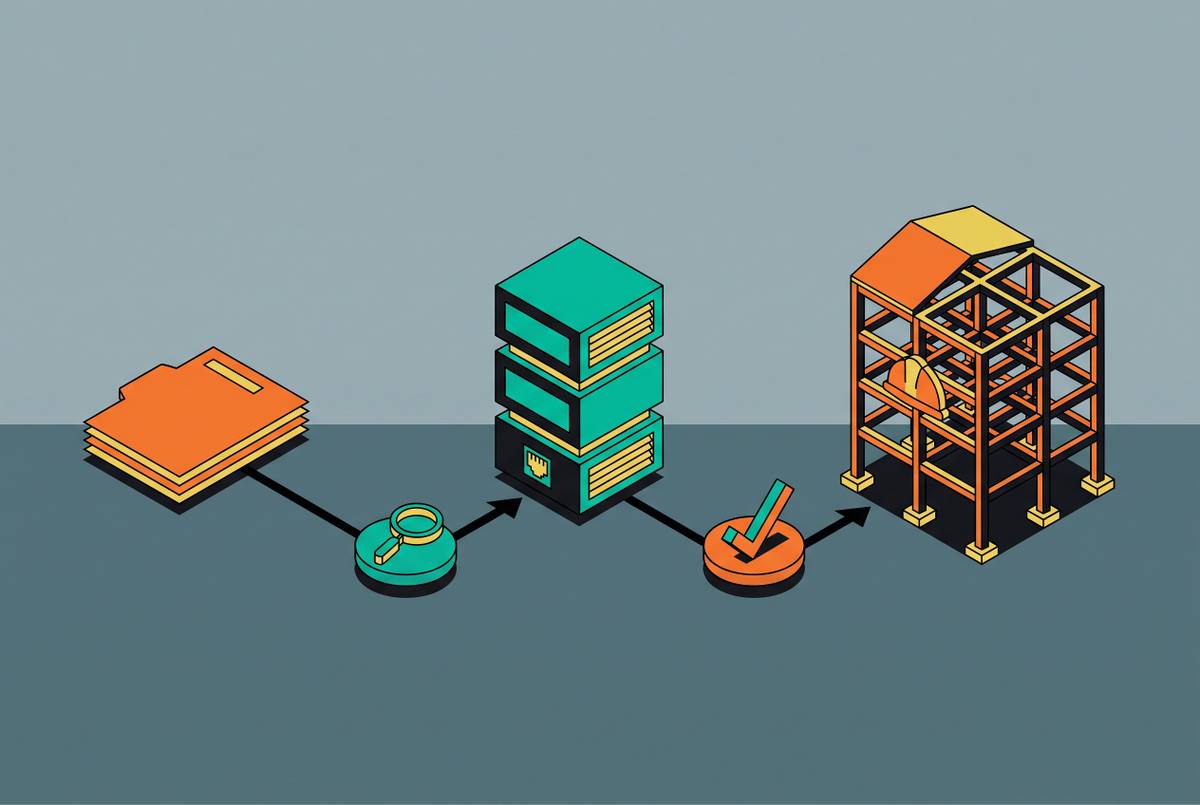 Cover illustration for “RFI Traceability Requirements in Critical-Facility Construction”