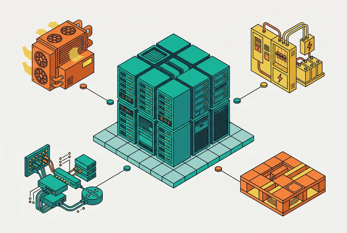 Cover illustration for “Single-Source-of-Truth Models in Multi-Discipline Data Center Projects”