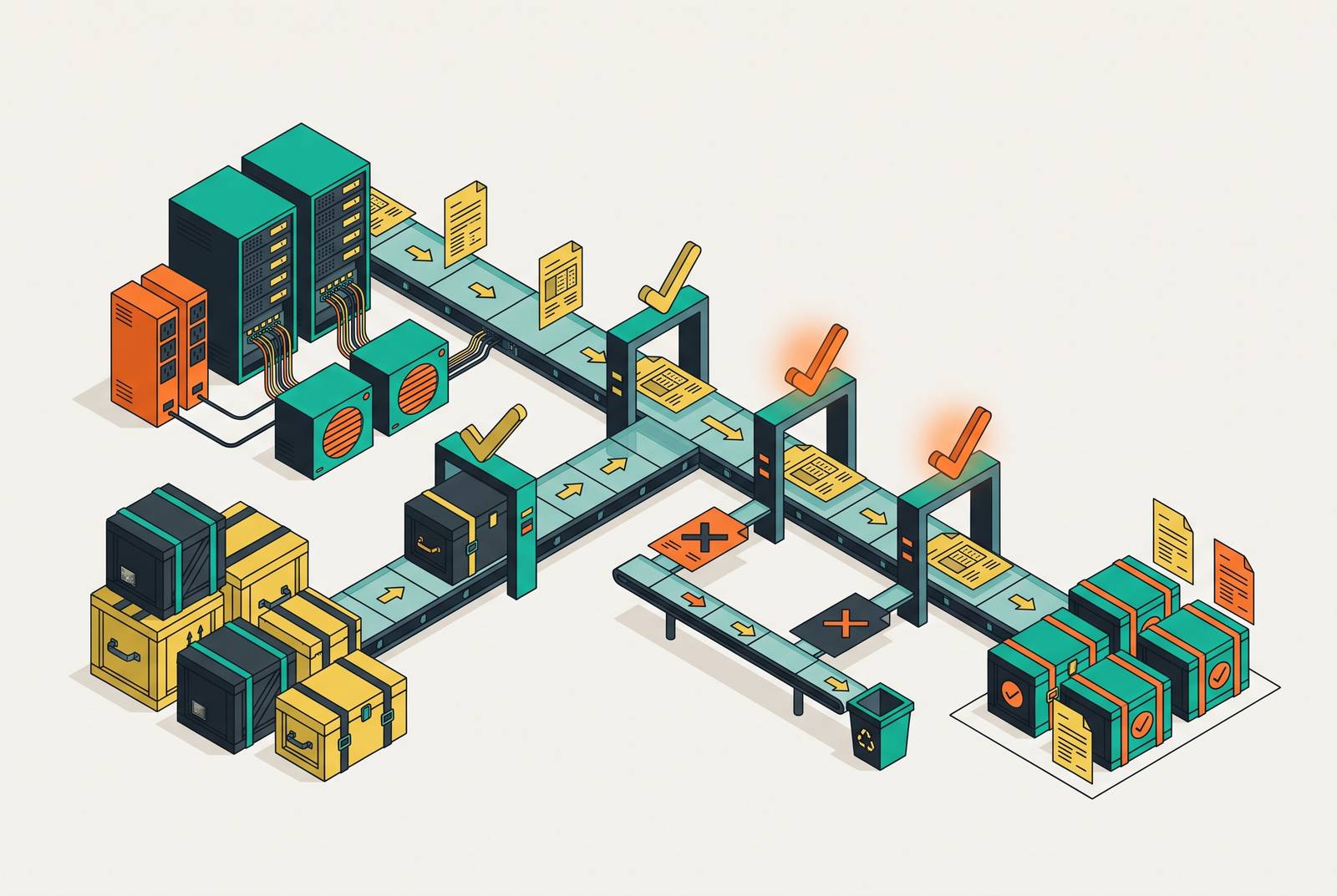 Cover illustration for “Submittal Review Automation for Data Center Equipment Packages”