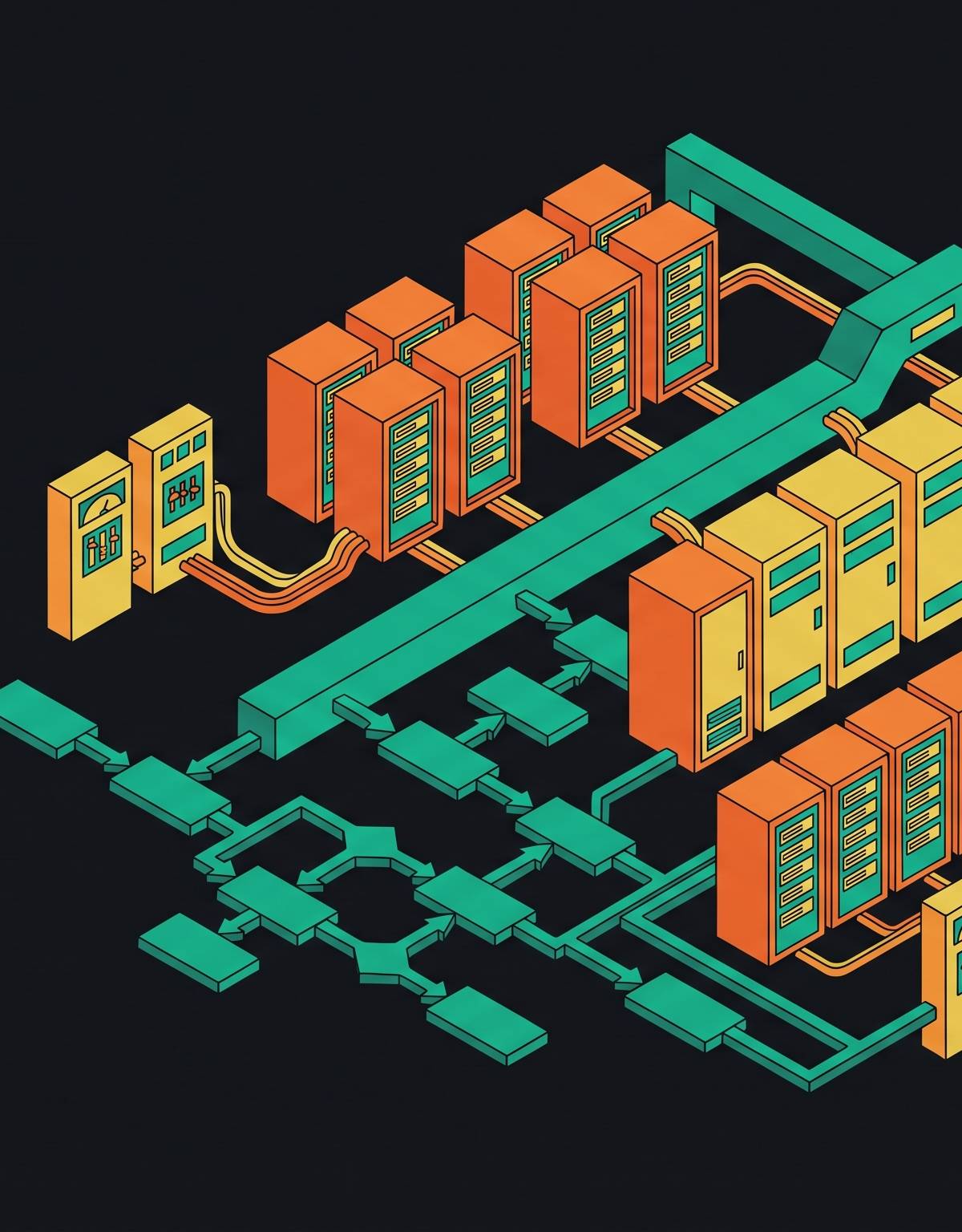 Cover illustration for “Deterministic Rule Engines for Electrical Compliance in Data Centers”