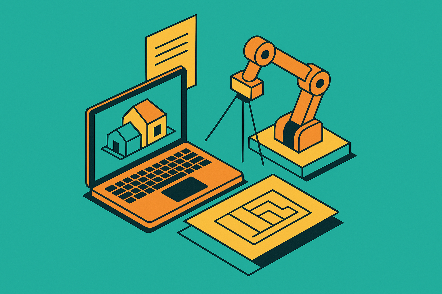 Cover illustration for “Automated As-Built Documentation Generation From Design Models”