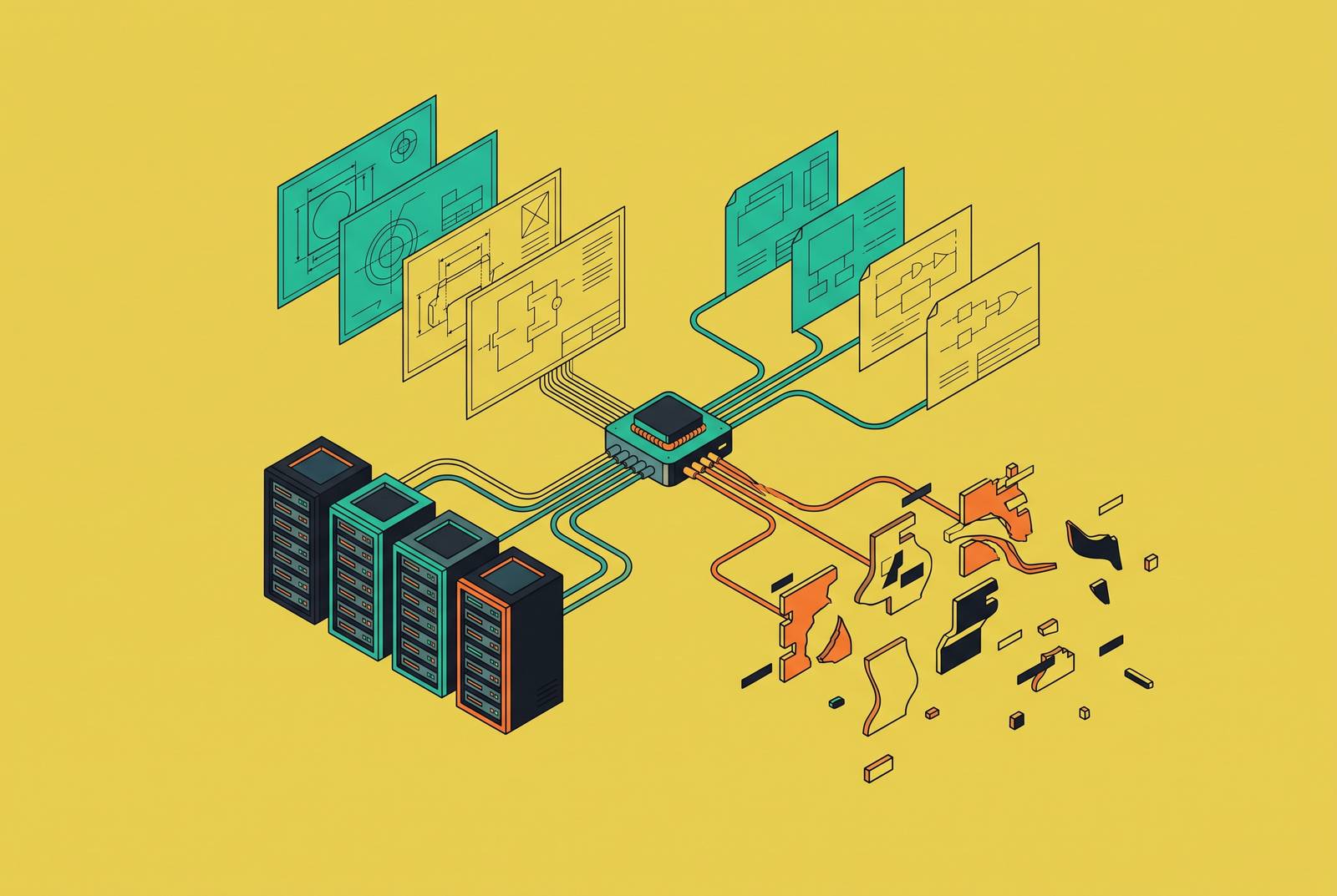 Cover illustration for “Risk of AI Hallucination in Critical-Facility Engineering Outputs”