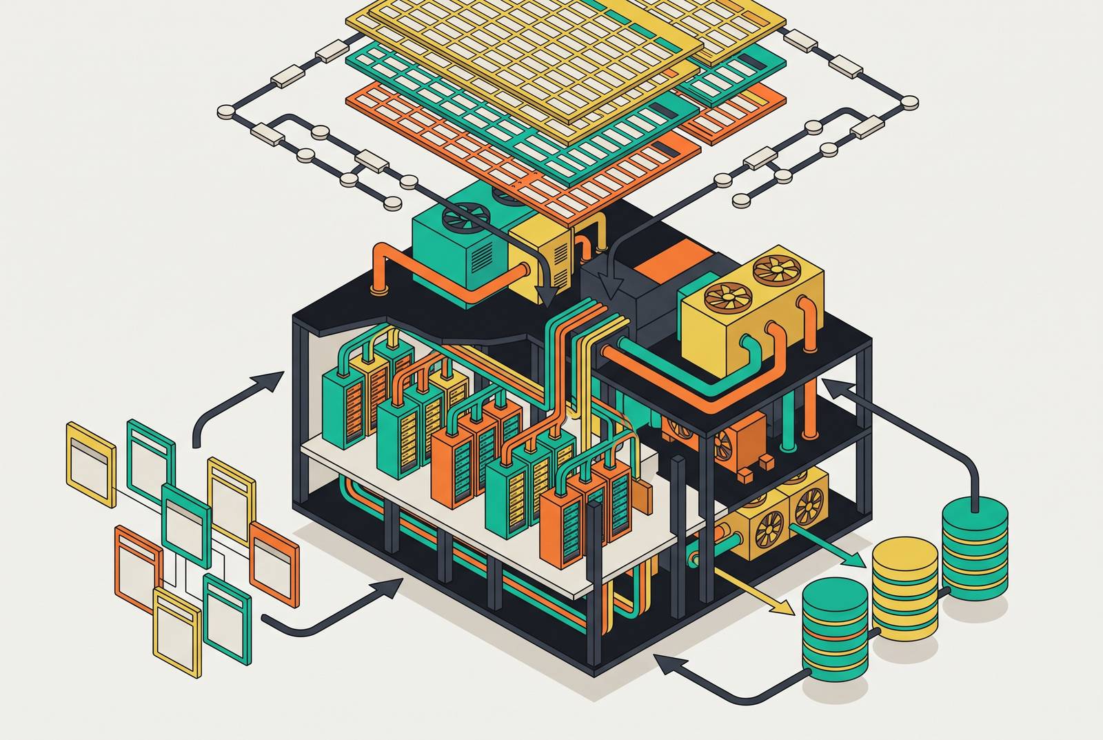 Cover illustration for “IFC and COBie Data Standards in Critical-Facility Projects”