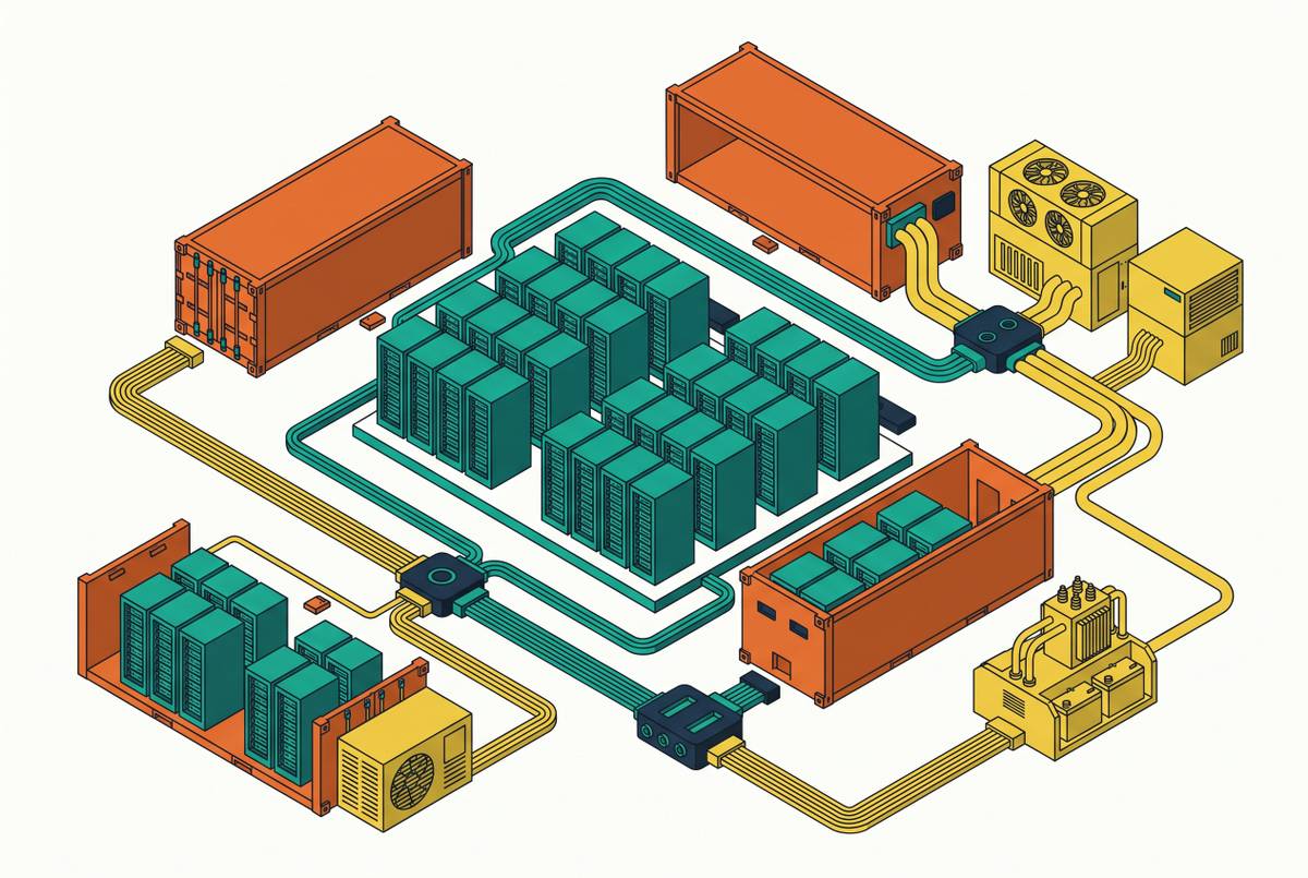 Cover illustration for “Modular Data Center Design Principles and Engineering Tradeoffs”
