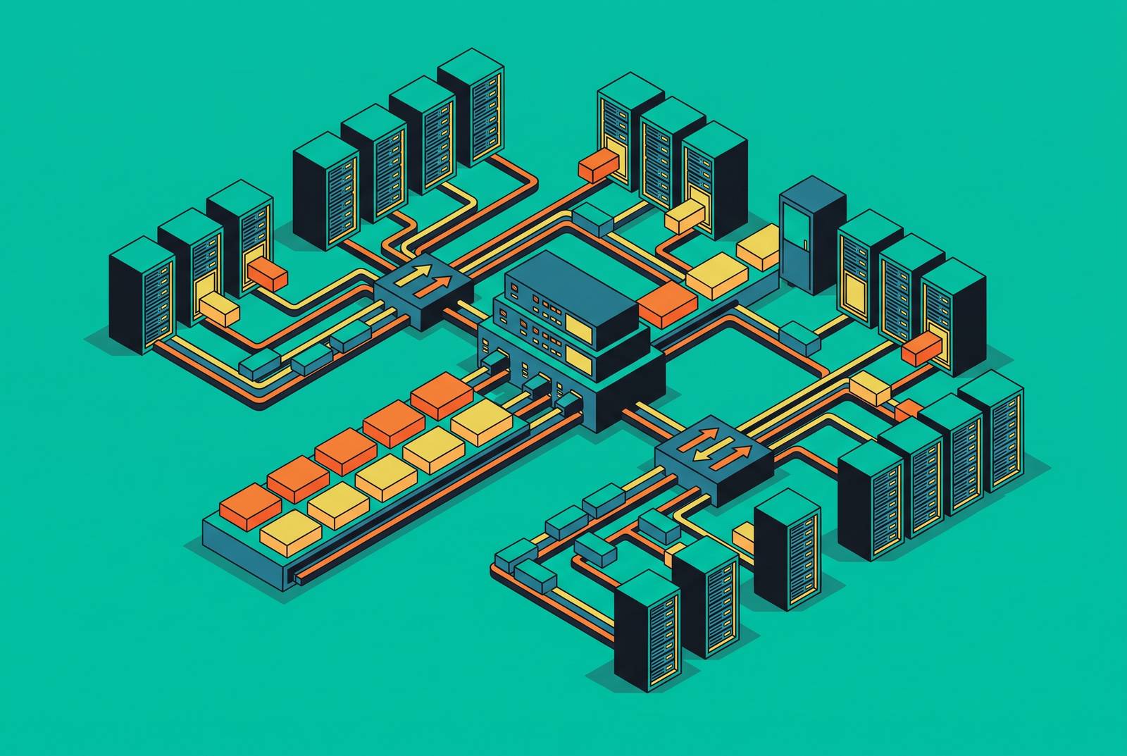 Cover illustration for “Automated Power Load Scheduling in Data Center Design”
