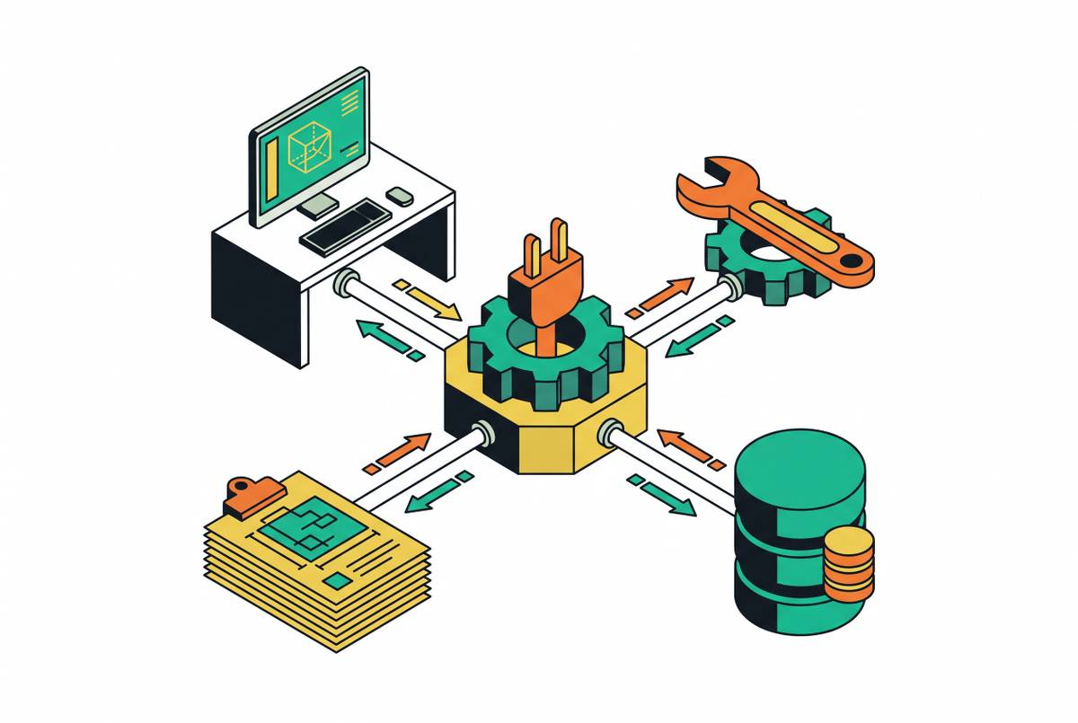 Cover illustration for “Design Automation API Integration with Existing Engineering Tools”
