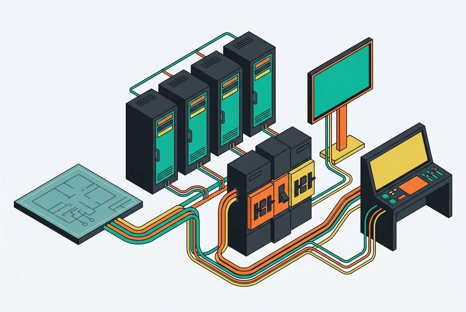 Cover illustration for “EPMS Integration and Power Data Continuity From Design to Operations”
