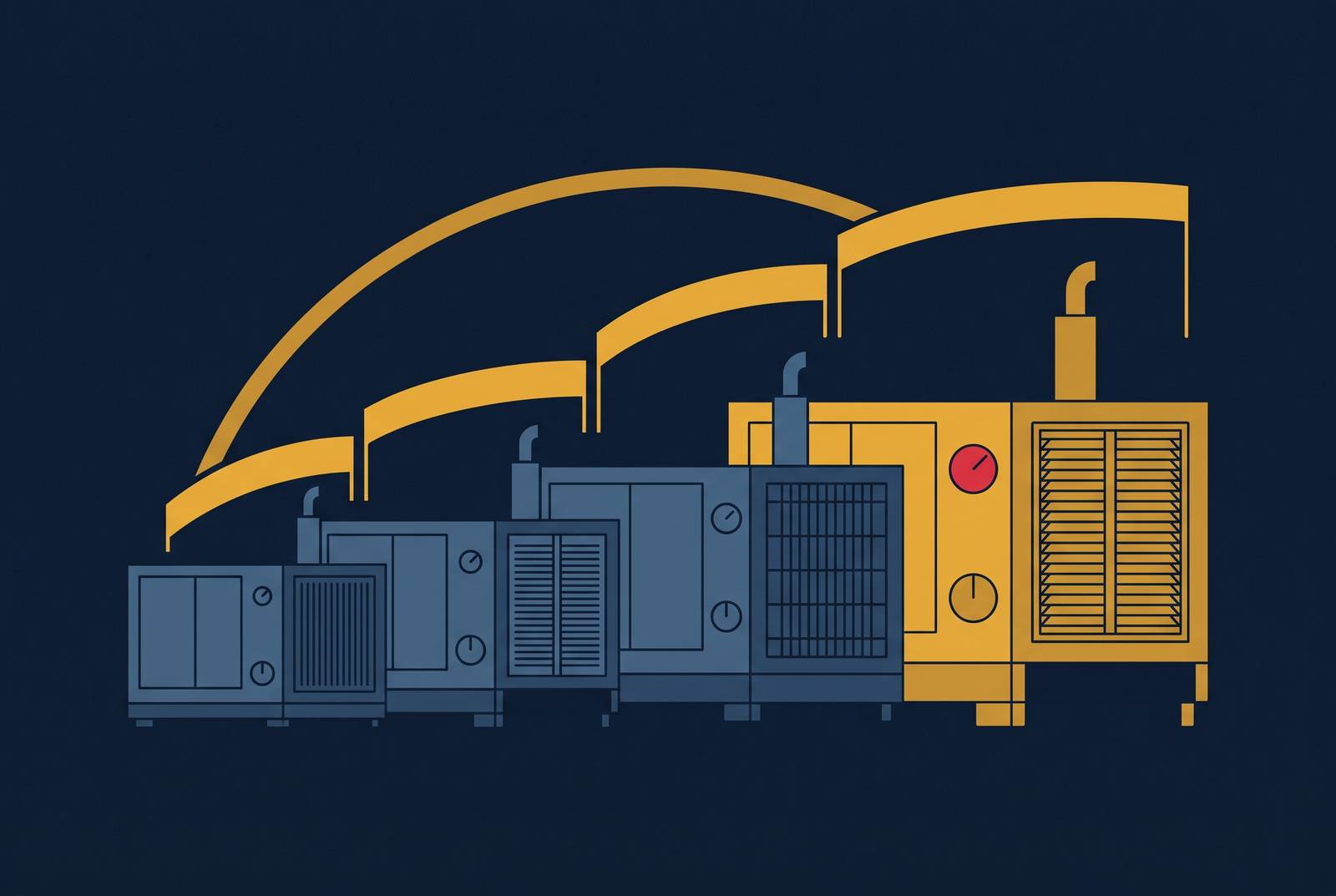 Cover illustration for “Diesel Genset Procurement Lead Times and Fleet Sizing Strategy”