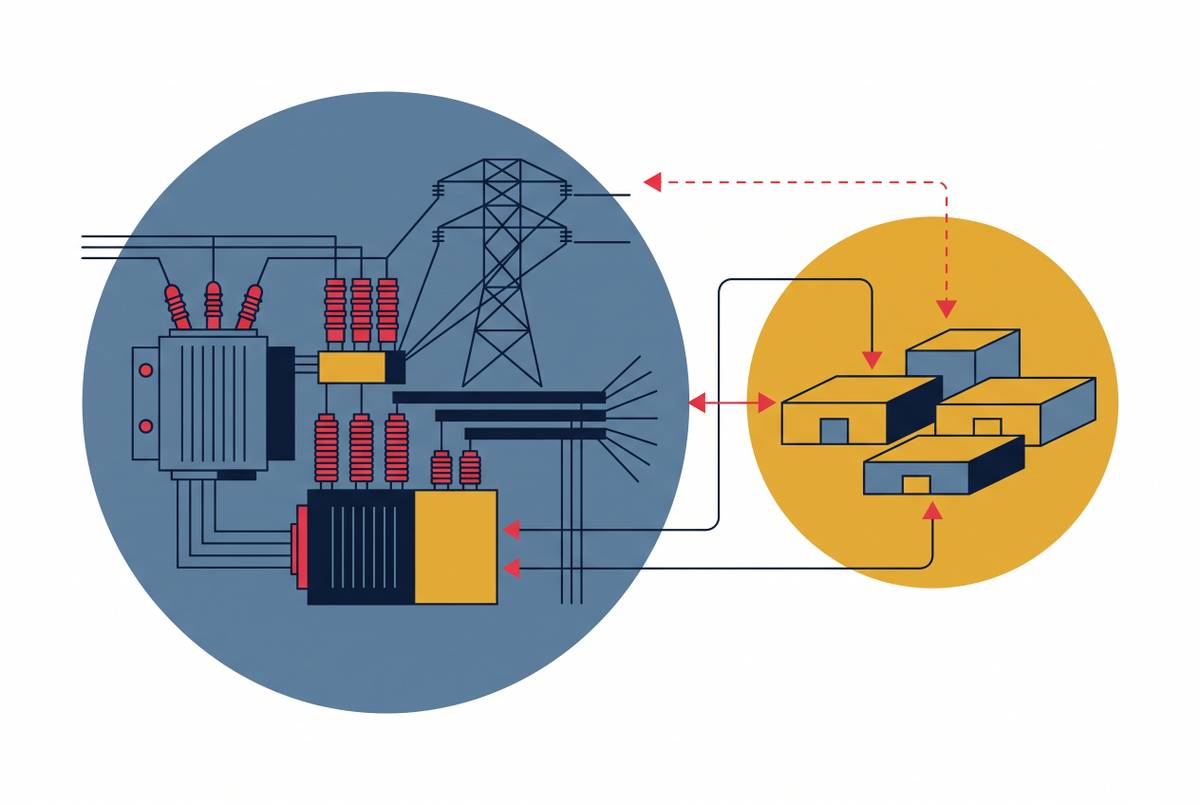 Cover illustration for “Substation Ownership Models for Large Data Center Campuses”