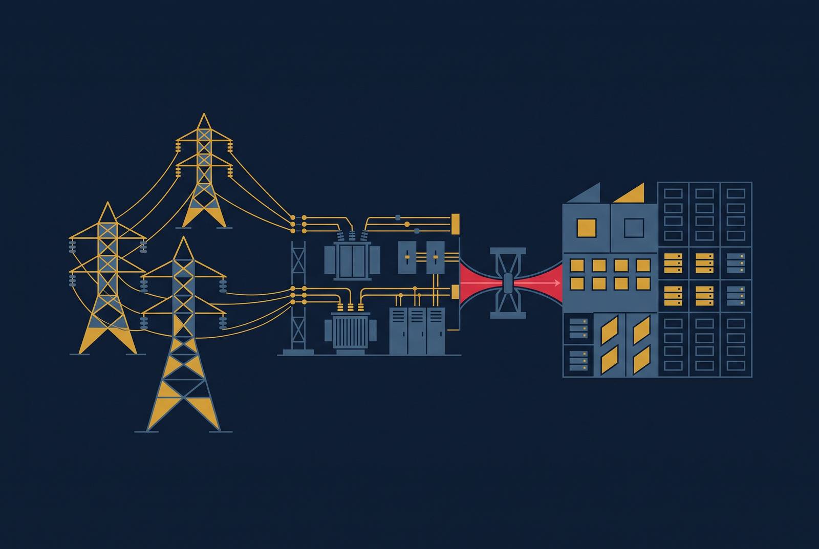 Cover illustration for “Utility Substation Capacity as a Site Gating Constraint”