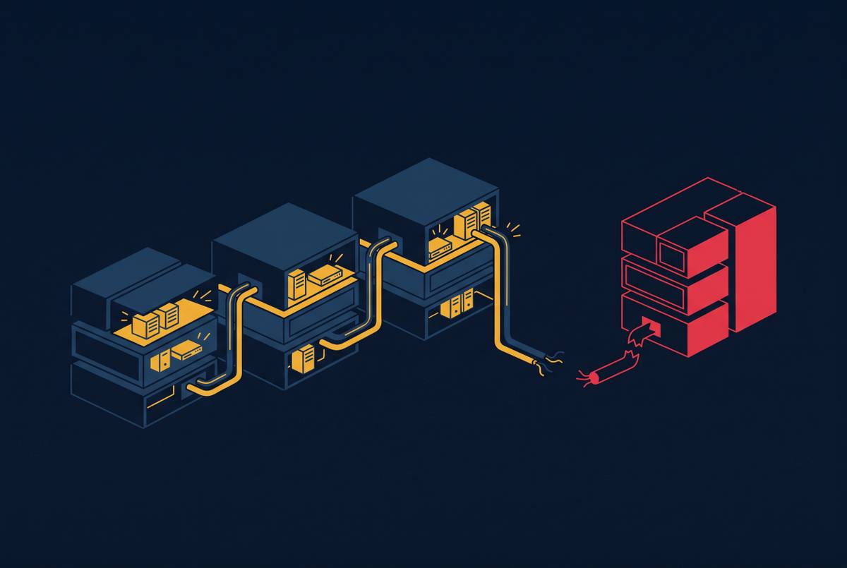 Cover illustration for “Stranded Capital Risk in Multi-Phase Data Center Commitments”