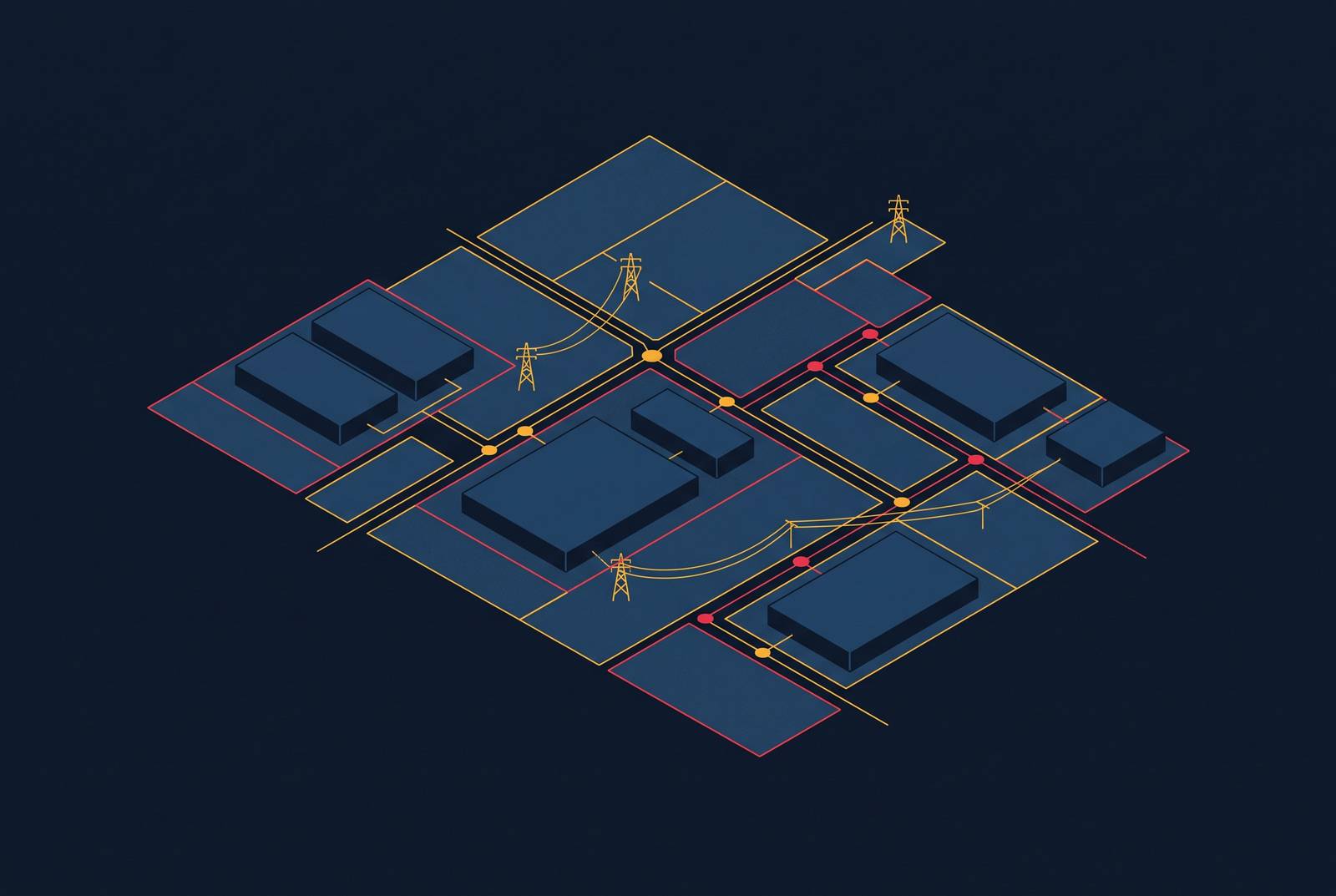 Cover illustration for “Land Assemblage Strategies for Campus-Scale Data Center Development”