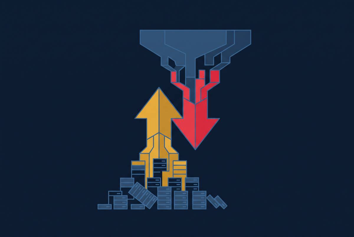 Cover illustration for “Bottom-Up vs. Top-Down Capacity Forecasting Methods for Data Centers”