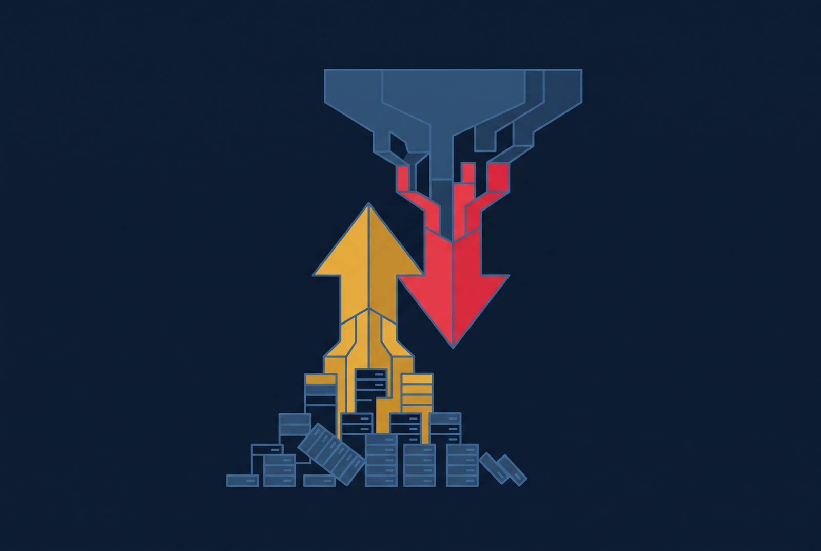 Cover illustration for “Bottom-Up vs. Top-Down Capacity Forecasting Methods for Data Centers”