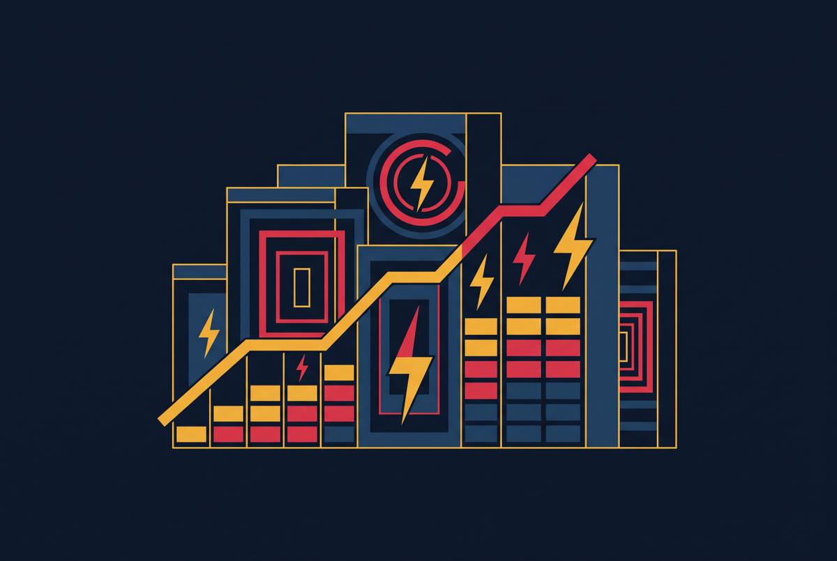 Cover illustration for “AI Workload Power Density Forecasting for Campus Capacity Roadmaps”