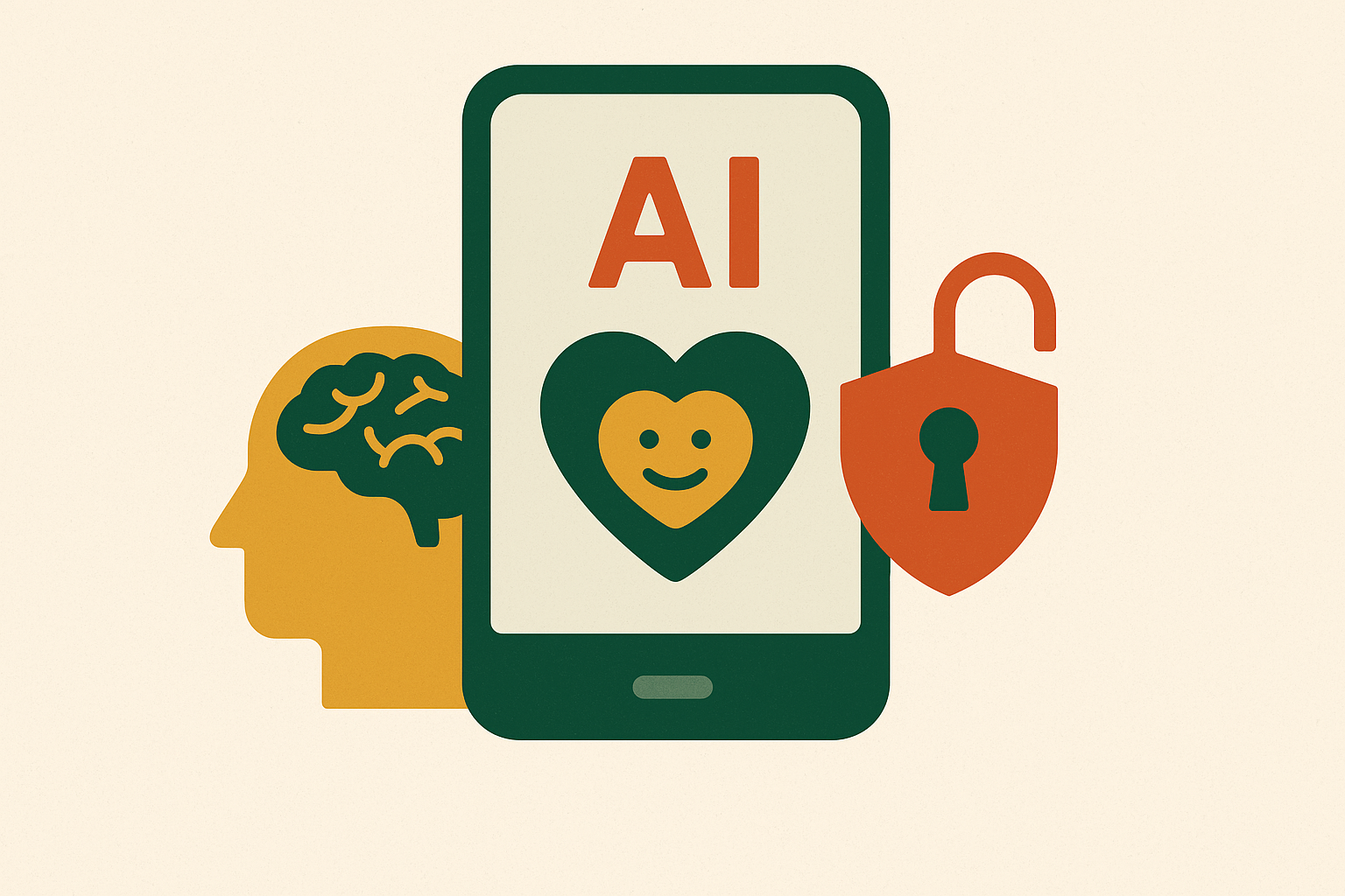 Cover illustration for “AI-Powered Mental Health App Data Exposure Cases”
